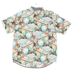 🔥🌴 Tommy Bahama The Coconut Point *HULA GIRL WAVES* Men's Shirt Size M /095